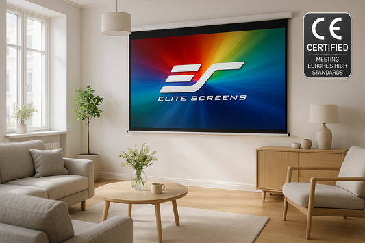 Certificazione CE - Soddisfare gli elevati standard europei con gli Elite Screens