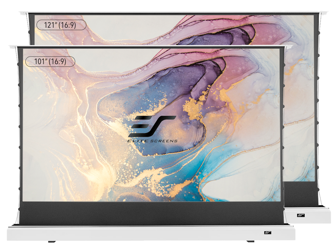 Schermo di proiezione elettrico floor-up Kestrel Tab-Tension CLR