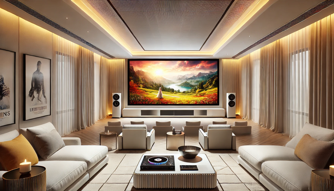 Schermi di proiezione elettrici di Elite Screens: Soluzioni eleganti e motorizzate per ogni spazio