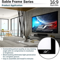 SABLE FRAME - SCHERMO DI PROIEZIONE A CORNICE FISSA