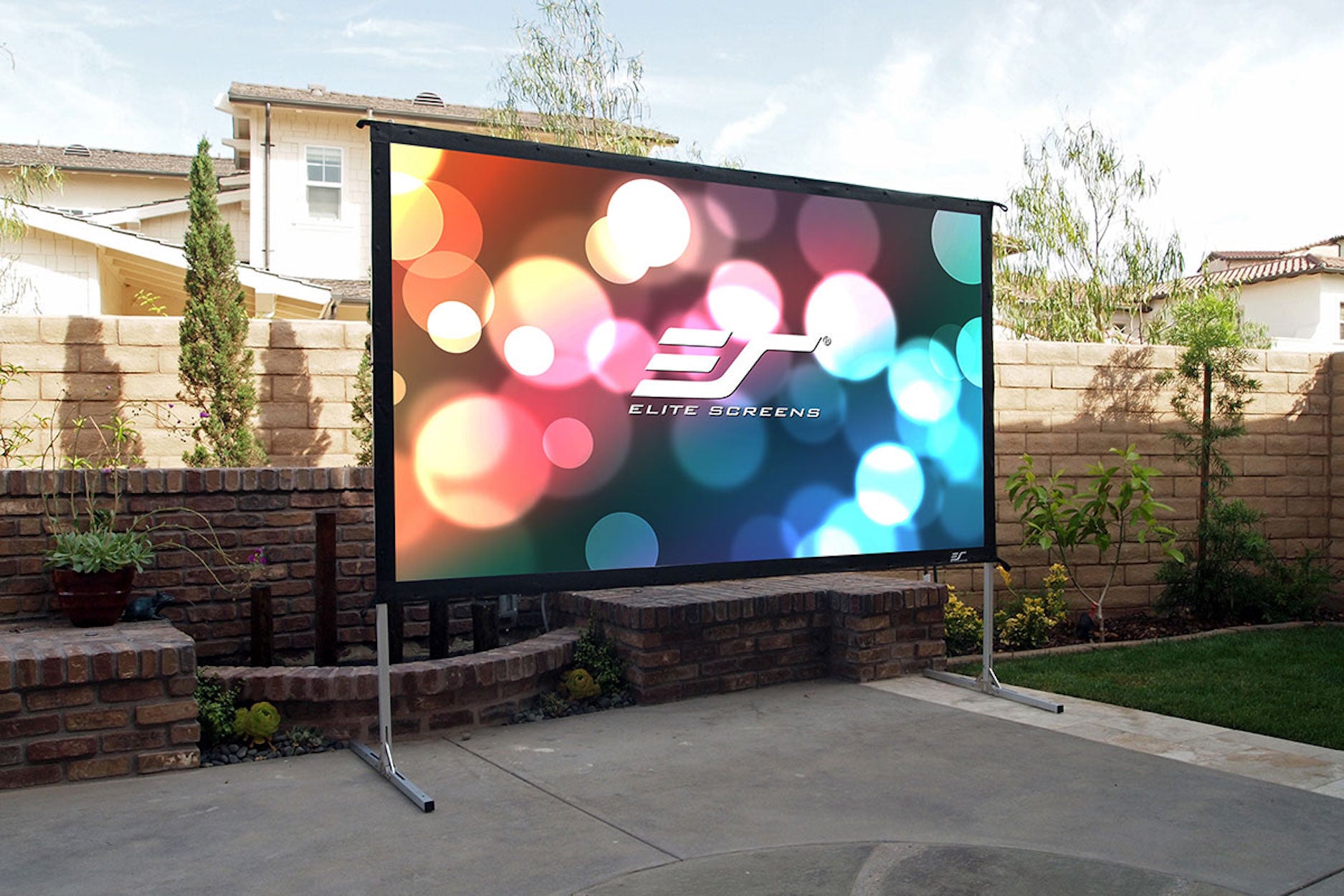 Yard master Elite screens schermi di proiezione mobili per esterni Leinwand für Außenbereich